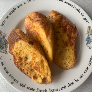 ガーリックフランスdeフレンチトースト♥